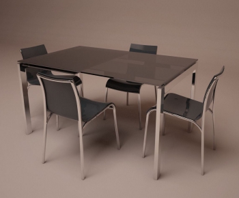 Modern Dining Table And Chairs-ID:121407443