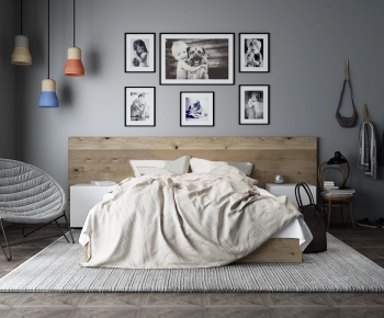 Modern Nordic Style Bedroom-ID:601484436