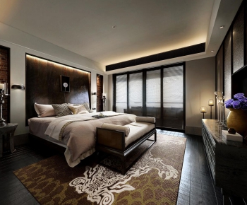 New Chinese Style Bedroom-ID:176625886