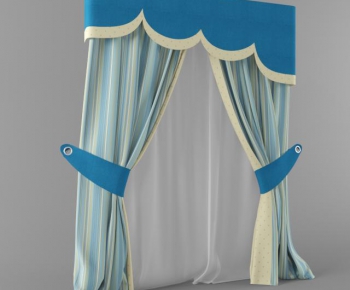 Mediterranean Style The Curtain-ID:689451217