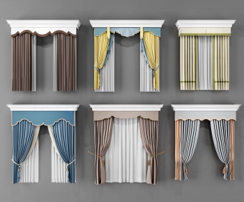Modern American Style The Curtain-ID:717893986