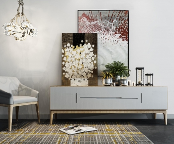 Modern Nordic Style TV Cabinet-ID:194852779