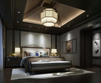 New Chinese Style Bedroom-ID:847550447