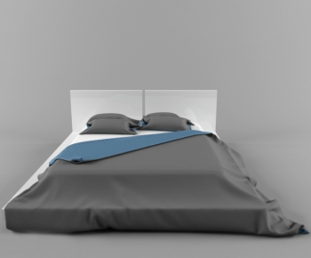 Modern Double Bed-ID:183257725