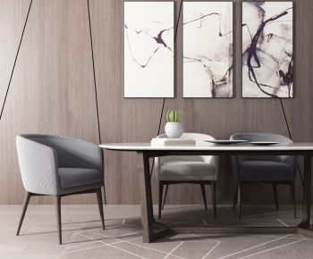 Modern Dining Table And Chairs-ID:940544328