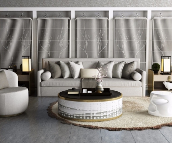 New Chinese Style Sofa Combination-ID:926026576