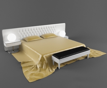 Modern Double Bed-ID:248474638