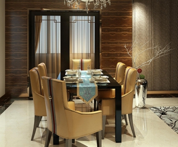 Modern New Chinese Style Dining Room-ID:767900824