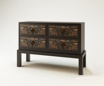Chinese Style Southeast Asian Style Post Modern Style Side Cabinet/Entrance Cabinet-ID:117040531