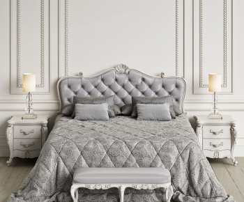 European Style Double Bed-ID:580493649