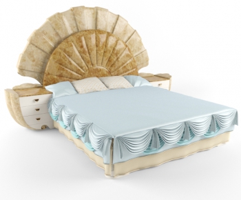 Modern Double Bed-ID:352184342