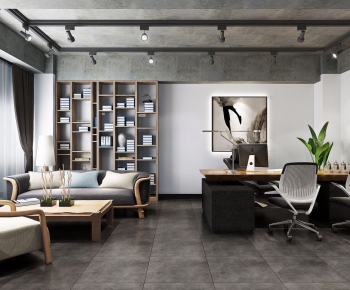 Industrial Style Manager's Office-ID:106610544