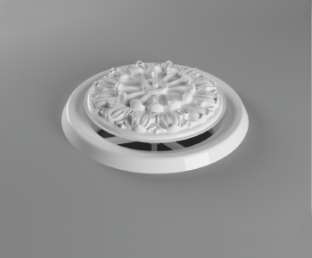 European Style Plaster Carved Top Plate-ID:471702531