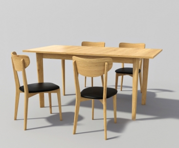 Nordic Style Dining Table And Chairs-ID:587727968