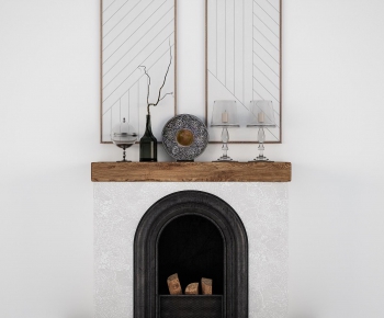 Modern Simple European Style Fireplace-ID:944673118