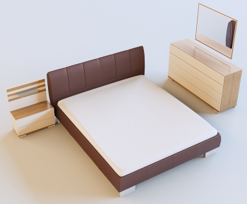 Modern Double Bed-ID:271303162