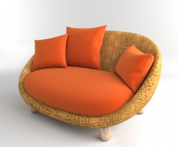 Modern Single Sofa-ID:327356497