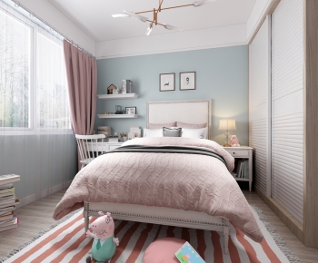 Nordic Style Girl's Room Daughter's Room-ID:100644777