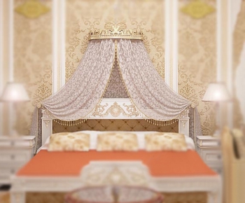 European Style Double Bed-ID:239788367