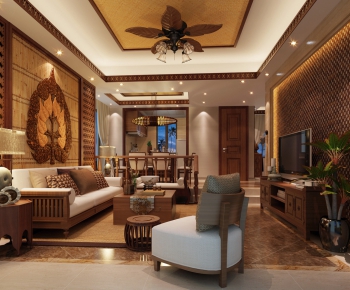 Southeast Asian Style A Living Room-ID:112070557