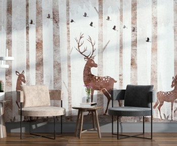 Nordic Style Single Chair-ID:894486769