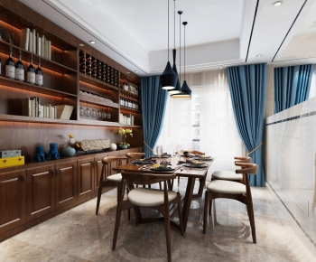 New Chinese Style Dining Room-ID:622420228