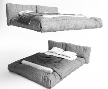 Modern Double Bed-ID:354001997