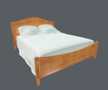 European Style Double Bed-ID:490638275