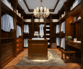American Style Clothes Storage Area-ID:539188163