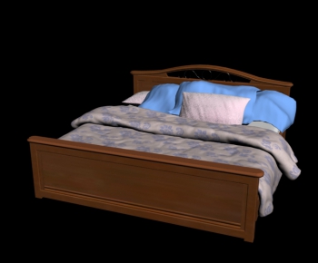 European Style Double Bed-ID:828388857