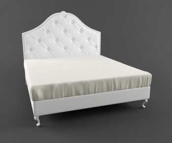 European Style Double Bed-ID:620553173