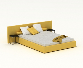 Modern Double Bed-ID:659812187