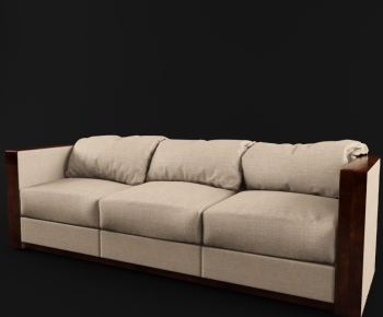 Modern Three-seat Sofa-ID:401408766