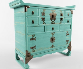 New Chinese Style Side Cabinet/Entrance Cabinet-ID:724420733