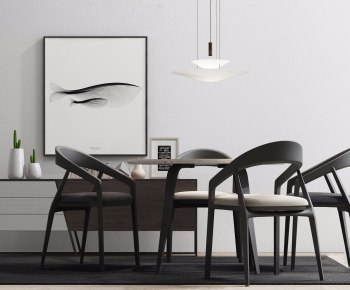 Modern Dining Table And Chairs-ID:353372312