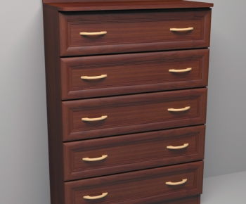 Simple European Style Chest Of Drawers-ID:618038213