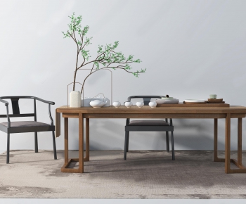 New Chinese Style Tea Tables And Chairs-ID:317220895
