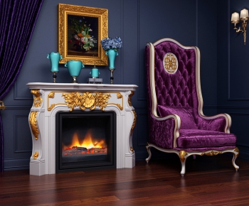 European Style Fireplace-ID:929385337