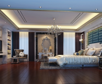 Simple European Style Bedroom-ID:609332753