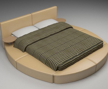 Modern Double Bed-ID:526711493