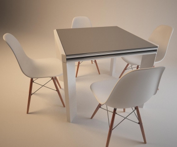 Modern Dining Table And Chairs-ID:654221594