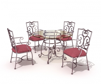 Simple European Style Leisure Table And Chair-ID:868896181