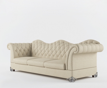 American Style Three-seat Sofa-ID:840349698