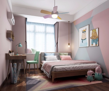 Nordic Style Girl's Room Daughter's Room-ID:561013848