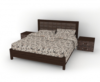 Modern Double Bed-ID:893171671