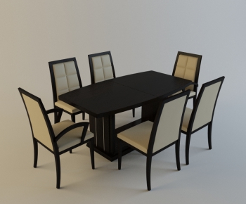 Modern Dining Table And Chairs-ID:712572264