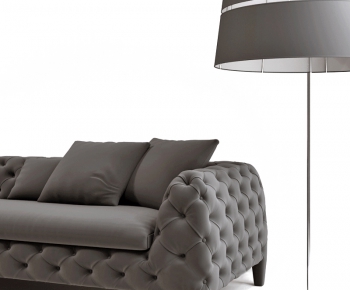 Modern Simple European Style Three-seat Sofa-ID:264339825