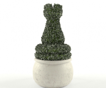 Modern Potted Green Plant-ID:229173651