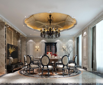 New Classical Style Dining Room-ID:666382579