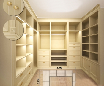 Simple European Style Clothes Storage Area-ID:306958647